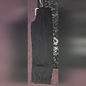 Black Women's Drawstring Jogger Pants